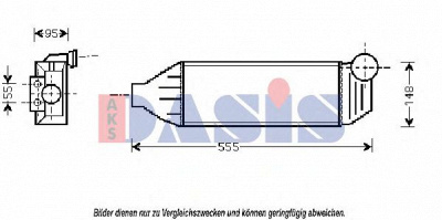 AKS DASIS 097130n -  Интеркулер